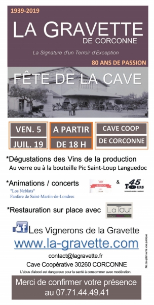 Fête de la Cave Coopérative de Corconne La Gravette